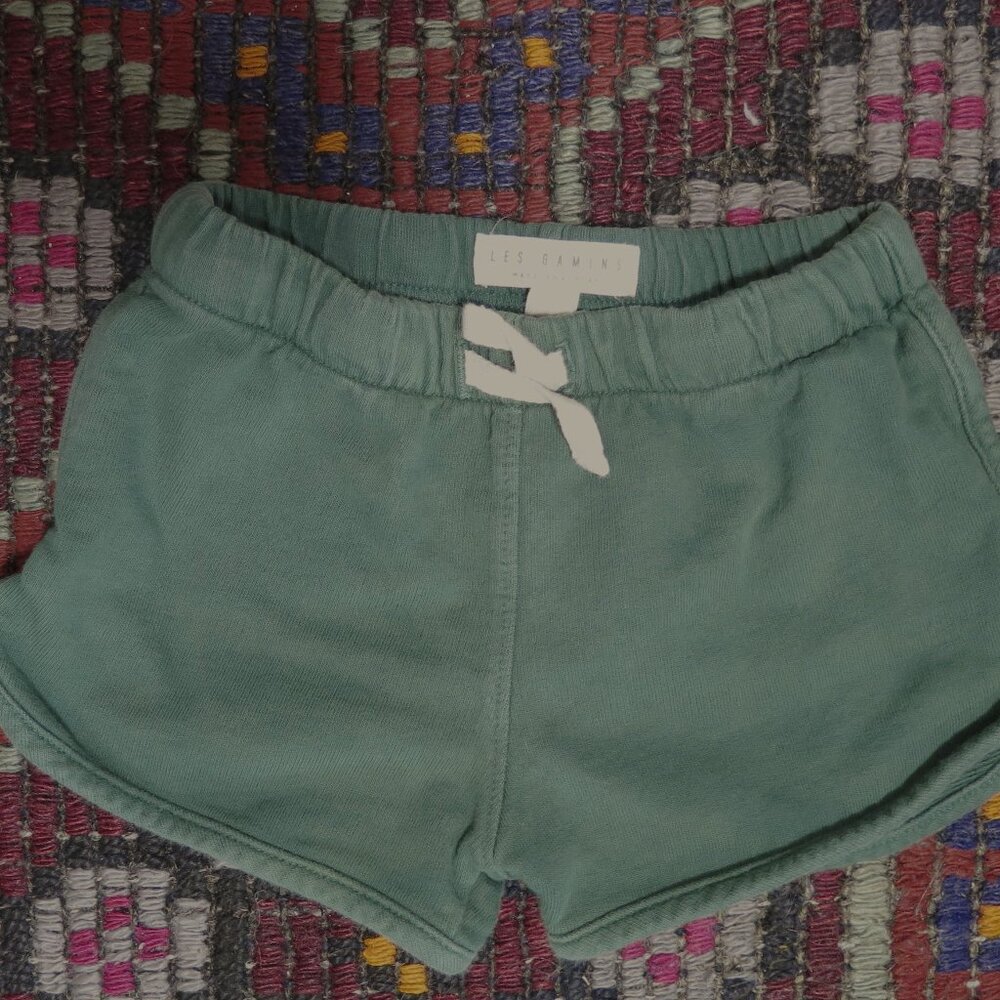 Les Gamins Green Shorts 6-12 months